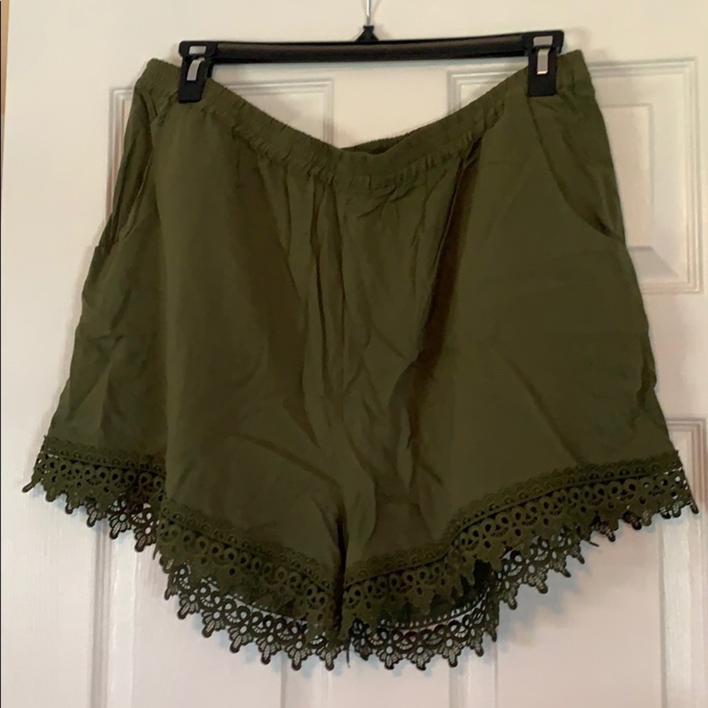 Crochet shorts
